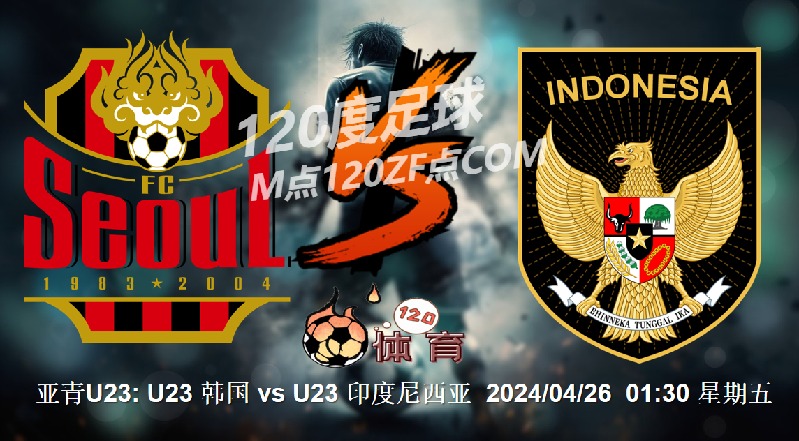 【疯狂球类】亚青U23: U23 韩国 vs U23 印度尼西亚